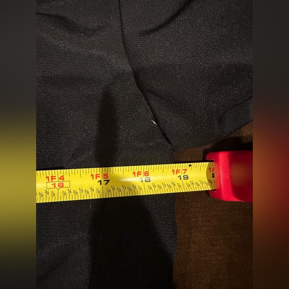 Vintage Black Jacket velvet pockets & Collar decorative Buttons No Tag S… - Picture 8 of 10